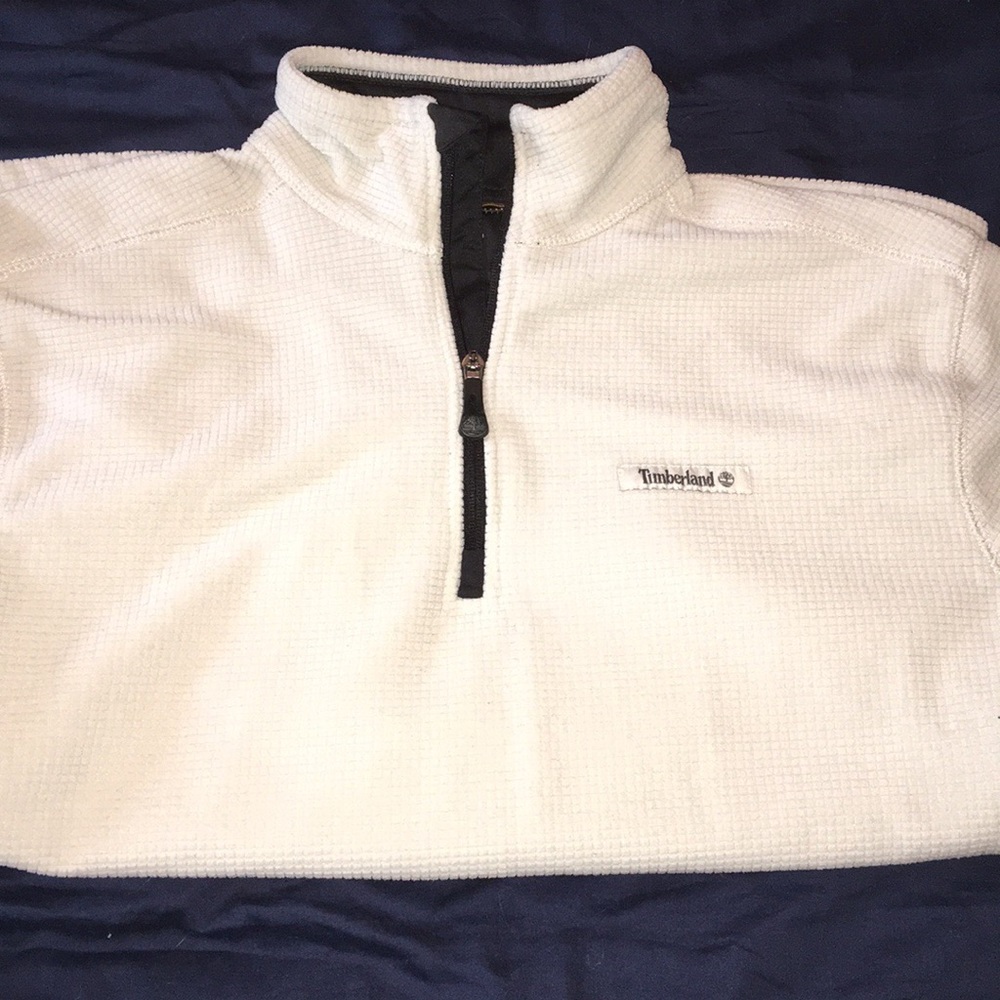 Timberland fleece, quarter zip